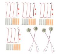 SEWACC 4sets Fruit Battery Experiment Diy Science Kit for Potato Electricity Physics Electricity Project Battery Light Diode for Boys and Girls Science Experiment Kit and School Project
