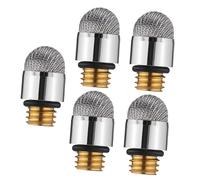 SEWACC 5 Pcs Disc Mesh Tip Stylus Pen with Stylus Replacement Tips Enhanced Durability High Sensitivity Conductive Fiber Material External Metal Parts for Touch Screens