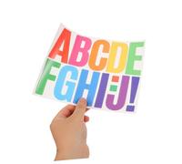 SEWACC 5 Sets Letter Stickers Alphabet Decals for Outdoor Signs Mailboxes Windows Doors Classroom Arts Crafts Fade-Resistant Self Adhesive