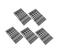 SEWACC 5 Sheets Blackout Light Blocking Strips for Electronics LED Dimming Covers for Power Indicators Easy Apply and Remove Stickers for Tv Air Conditioner Router Light Blocking