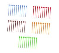 SEWACC 50 Pcs Colorful Silicone Ties with Hanging Hole Reusable Rubber Packaging Beam Mouth Bag Clips Multifunctional Food Seal Straps for Household Cable Management and Storage
