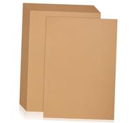 SEWACC 50 Pcs Kraft Cardstock Sheets Kraft Paper for DIY Card Making Scrapbooking Vintage Photo Craft Paper for Painting and Decorative Projects