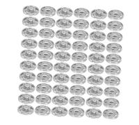SEWACC 50 Sets Brass Snap Fasteners Invisible Press Studs for Coats Dresses Fabrics DIY Sewing Projects