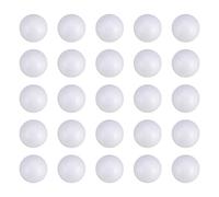 SEWACC 50Pcs 6Cm Foam Balls for Crafts Polystyrene Spheres White Solid Round Balls for Diy Art Projects Christmas Decorations Party Ornaments Wedding Supplies