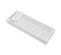 SEWACC 50pcs Blank Reading List Bookmarks Paper Library Cards for Students Teachers Sturdy Tear Resistant Page Markers with Note Sections Reading Accessories for Book Lovers and Literary