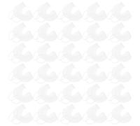 SEWACC 50pcs Disposable Vr Eye Cover Pads for Vr Headset Accessories Skin-friendly Non-woven Fabric Breathable Sweatproof Facial Covers for Shared Headsets and Gaming White