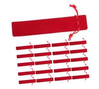 SEWACC 50pcs Drawstring Pen Pouch Velvet Soft Protective Sleeve for Fountain Pen Pouch Small Pencil Case Writing Tools Organizer