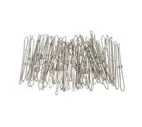 SEWACC 50pcs Elastic Band Threading Clips Sewing Accessory Lightweight Drawstring Threader Tool for Cross Stitch Weaving and DIY Craft Projects