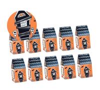 SEWACC 50pcs Halloween Cake Packing Box Creative Hollowed Themed Design Durable Storage Boxes for Halloween Party Favors Festive Decoration for Friends and Family