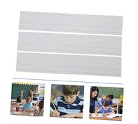 SEWACC 50pcs Lined Ruled Sentence Strips for Classroom and Office Use Thick Strips for Alphabet Teaching Sentence Writing Grammar Practice Suitable for Pocket Chart and Learning
