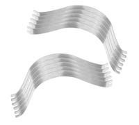 SEWACC 50pcs Photo Frame Spring Clips Aluminum Alloy Retaining Clips for Frame Backing Versatile for Wall Decor Art Projects