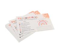 SEWACC 50pcs Rainbow Teacher Mail Cards for Positive Behavior Incentive Motivational Notes to Parents Elementary Classroom Reward Postcards for Preschool Kindergarten Home Use