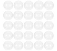 SEWACC 50pcs Shell Toy Plastic Balls for Boys and Girls Claw Machines Toys Multi-function Empty Twisting Balls Plaything Round Packaging
