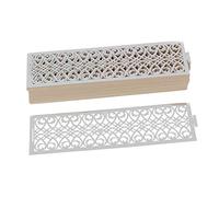 SEWACC 50pcs Silver Hollow Paper Candle Wraps Decorative Lamp Enclosures for LED Tealight Holders Wedding Party Festival Atmosphere Enhancers Easy to Install