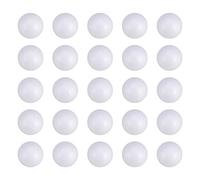SEWACC 50pcs Solid Polystyrene Balls Round Spheres for Craft Projects Diy Decorations Wedding and Party Supplies