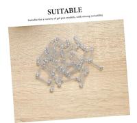 SEWACC 50pcs Tower Compression Spring Mechanical Compression Springs Replacement Lock Silver