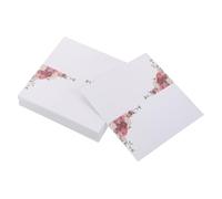 SEWACC 50pcs Wedding Invitation Card Weddomg Invitation Card Wedding Name for Rose Flower Name Place for Table Bridal Paper