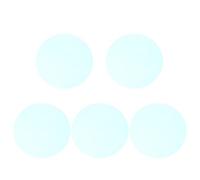 SEWACC 5Pcs 15Cm Self-Adhesive Round Warm Light Filter Sheets for Spotlights Ambient Lighting, Christmas Party and Outdoor Event Light Correction Film