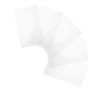 SEWACC 5pcs Clear Plastic Currency Sleeves Hard Money Holders for Banknotes Commemorative Bill Display Protectors with Easy Insertion and Labeling for Collectors