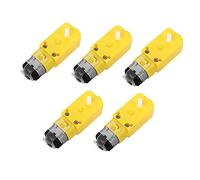 SEWACC 5pcs Dual Shaft Tt Gear Motor Electric Motor with Large Torque and Stable Output for Smart Car Robot DIY Models