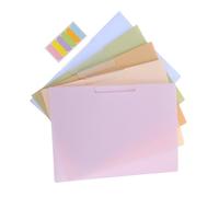 SEWACC 5pcs Folders with Swing Clip PP Material Report Covers for Document Protection Spacious Portfolio Folders for Office School Meetings Multipurpose File Organizers with Name Labels