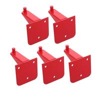 SEWACC 5pcs Industrial Grade Fire Extinguisher Wall Hook Brackets Mounting Hardware for Cylinders Easy Installation Rapid Identification Space-saving Design for Home Office Factory Safety
