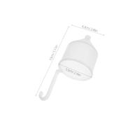 SEWACC 5pcs Industrial Viscosity Test Cups for Paint and Lacquer Measuring - Small Funnel Cups for Pouring Varnish and Ink - Viscosity Tester Set for Latex Paint and Coating Supplies