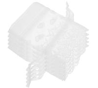 SEWACC 5pcs Love Rose Lace Bouquet Pocket Mesh Drawstring Small Bags for Wedding Party Jewelry Pouches Bags