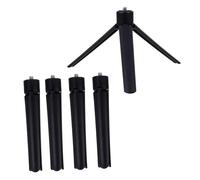 SEWACC 5pcs Mini Portable Folding Camera Tripod with Screw Lightweight Foldable Tabletop Stand Compatible with Smartphones DSLR and Camcorders for Travel and Filming