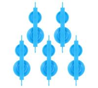 SEWACC 5pcs Plastic Double Pulley for Physics Experiments Teaching Aids for Schools and Laboratories Fixed Pulley Mechanic Equipment for Science Education and Practical Learning