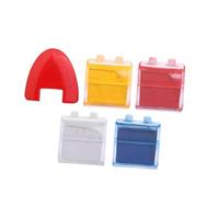 SEWACC 5pcs Replaceable Colored Tailors Chalk Set for Fabric Marking Sewing Quilting Embroidery with Sharp Multi Color Chalk Marker for Professional Dressmaking and DIY