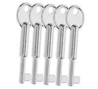 SEWACC 5pcs Replacement Emergency Stop Button Switch Keys Metal Reset Tool for Emergency Buttons Convenient and Practical for Resetting Various Switch Types