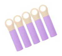 SEWACC 5pcs Replacement Mop and Broom Handle Grips with 22mm Inner Diameter Plastic Rod Sleeves Ergonomic Design Easy Replacement for Home Cleaning