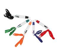 SEWACC 5pcs Retractable Ballpoint Pens with Neck Strap Quick Color Switching Comfortable Wear for Office School Nurses Teachers and Outdoor Use Novelty Pen Gift Party Favors