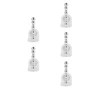 SEWACC 5pcs Silver Acrylic Hair Accessory Organizer, Space-saving Wall Mounted Headband and Scrunchies Holder with Modern Luxurious Design, for Small Accessories Storage