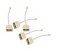 SEWACC 5pcs Telephone Wall Adaptor Splitter to Landline Phone Line Converter for Connecting Fax Answering Machine and Telephone with Sound and Reliable Connection