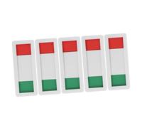 SEWACC 5pcs Vacant Occupied Door Sign Slide Indicator for Meeting Rooms Easy Installation Privacy Plaque Bright Red Background Adhesive Design