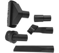 SEWACC 5pcs Vacuum Cleaner Accessories Kit Round Brush Long Flat Nozzle Adapter for Inner Lightweight Plastic Vacuum Brush Set for Corner Surface Dusting and Upholstery Cleaning