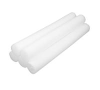 SEWACC 5pcs White Foam Rods for Flower Arranging Lightweight DIY Craft Foam Cylinders for Florists Versatile Bouquet Accessories for Home Projects