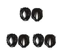 SEWACC 6 Pcs Natural Looking Synthetic Hairpiece with Adjustable Headband and Stylish Air Bangs, Brown Braided Fringe Wig for Women, for Daily Wear and Special Occasions