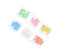 SEWACC 60 Pcs Simulation Sugar Cube Phone Case Decor DIY Candy Ornaments for Phone Shell Adornments for Craft Projects Includes Yellow Pink Orange White Blue Green