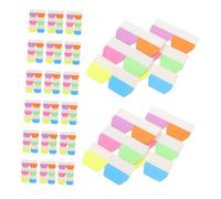 SEWACC 600pcs Colorful Writable Sticky Index Tabs Transparent Page Markers for Book Annotation Reusable Adhesive Book Flags for School and Office Supplies High Visibility Fluorescent