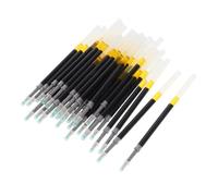 SEWACC 60Pcs Black Gel Ink Pen Refills Smooth Writing Replacement Cartridges Material Office School Supplies Creative DIY Pen Refills
