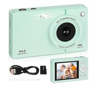 SEWACC 64gb Retro Camera Digital Camera Compact Memory Card for Students and Boys and Girls Use Lightweight Vintage Design
