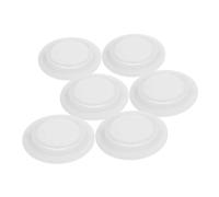 SEWACC 6pcs Air Conditioner Wall Hole Decorative Cover Easy Installation Wall Vent Cover for Home Improvement Versatile Design to Hide Drain Pipe