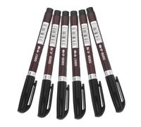 SEWACC 6pcs Chinese Calligraphy Brush Pens Japanese Watercolor Ink Painting Brushes for Beginners and Professional Artists Versatile Office Signing Tools for Elegant Writing and Artistic