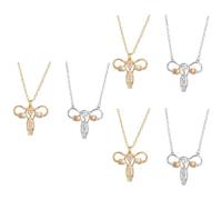 SEWACC 6pcs Design Necklace Amulet Pendant Jewelry for Nurses and Doctors Unique Pregnancy Accessory Hanging Charms Random Colors