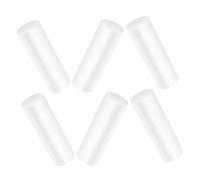 SEWACC 6pcs Foam Cylindrical Decoration Craft Foam Cylinders Modeling Rods Modeling Shapes Craft Rods Decorations DIY Floral Ornaments White