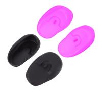 SEWACC 6pcs Hair Dyeing Ear Caps Protective Silicone Ear Covers for Hair Styling Assorted Color Suitable for Professional and Personal Use Random Color