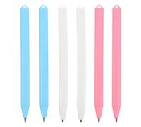 SEWACC 6pcs High Precision Lcd Drawing Pen Reusable Stylus Replacement Pen for Lcd Tablets and Drawing Pads with Plastic Material Suitable for Adults and Kids